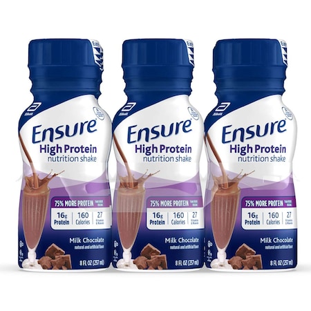 Ensure High Protein Chocolate 8 oz. Bottle, PK24 PK24 64115